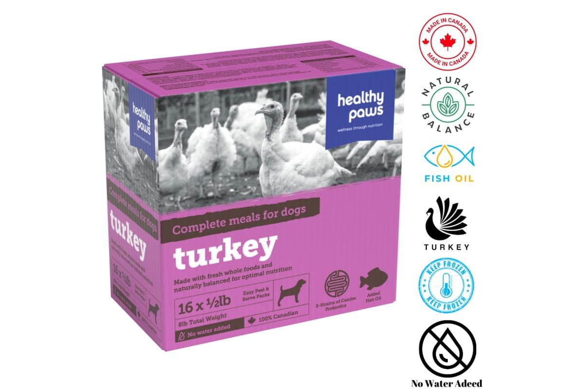 Healthy Paws - Canine Complete Dinner Turkey (0.5 lb)