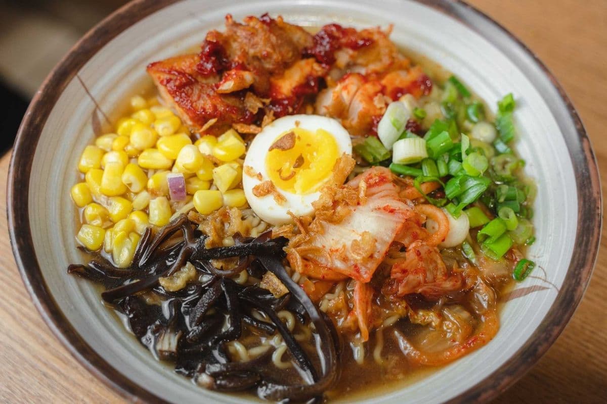 Spicy Korean Style Chicken Ramen