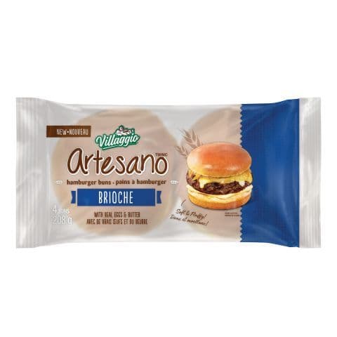 Villaggio Artesano Brioche Buns 208g