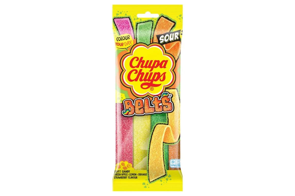 Chupa Chups Sour Mixed Belts (90 g)