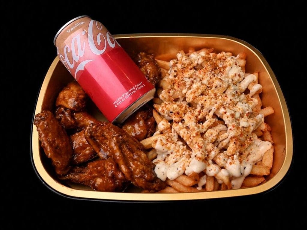 Garlic Parm Fries N Wings