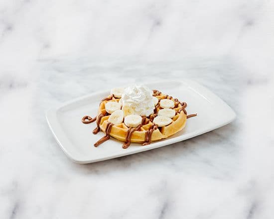 Hazelnut Banana Waffle
