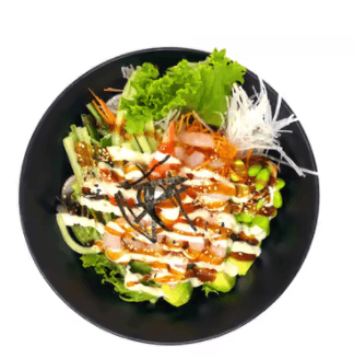 Poké aux crevettes et à la goberge / Shrimp and Crabstick Poke