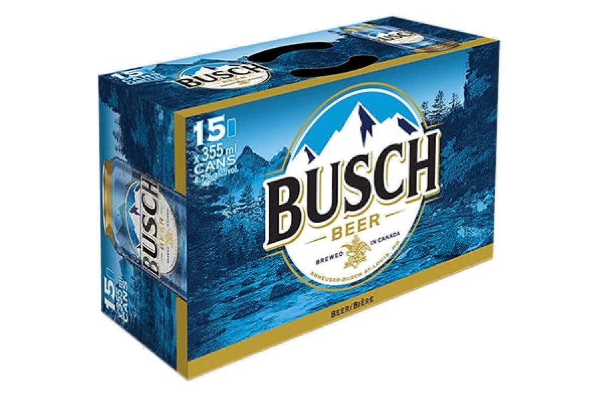 Busch Lager (15 Pack Cans) (15 x 355 ml Cans)