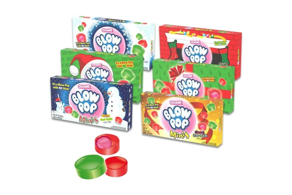 Charms Christmas Blow Pop Minis (99 g)