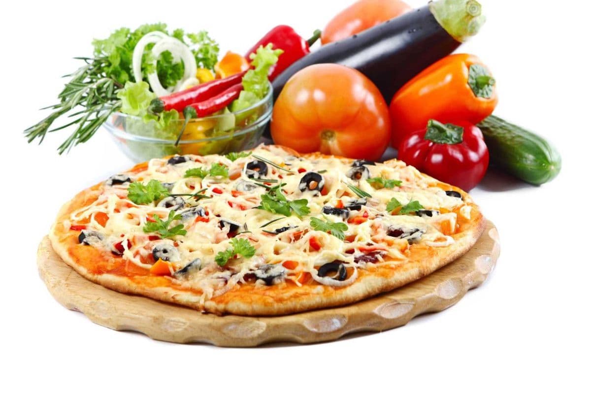 14" Punjabi Style Veggie Pizza