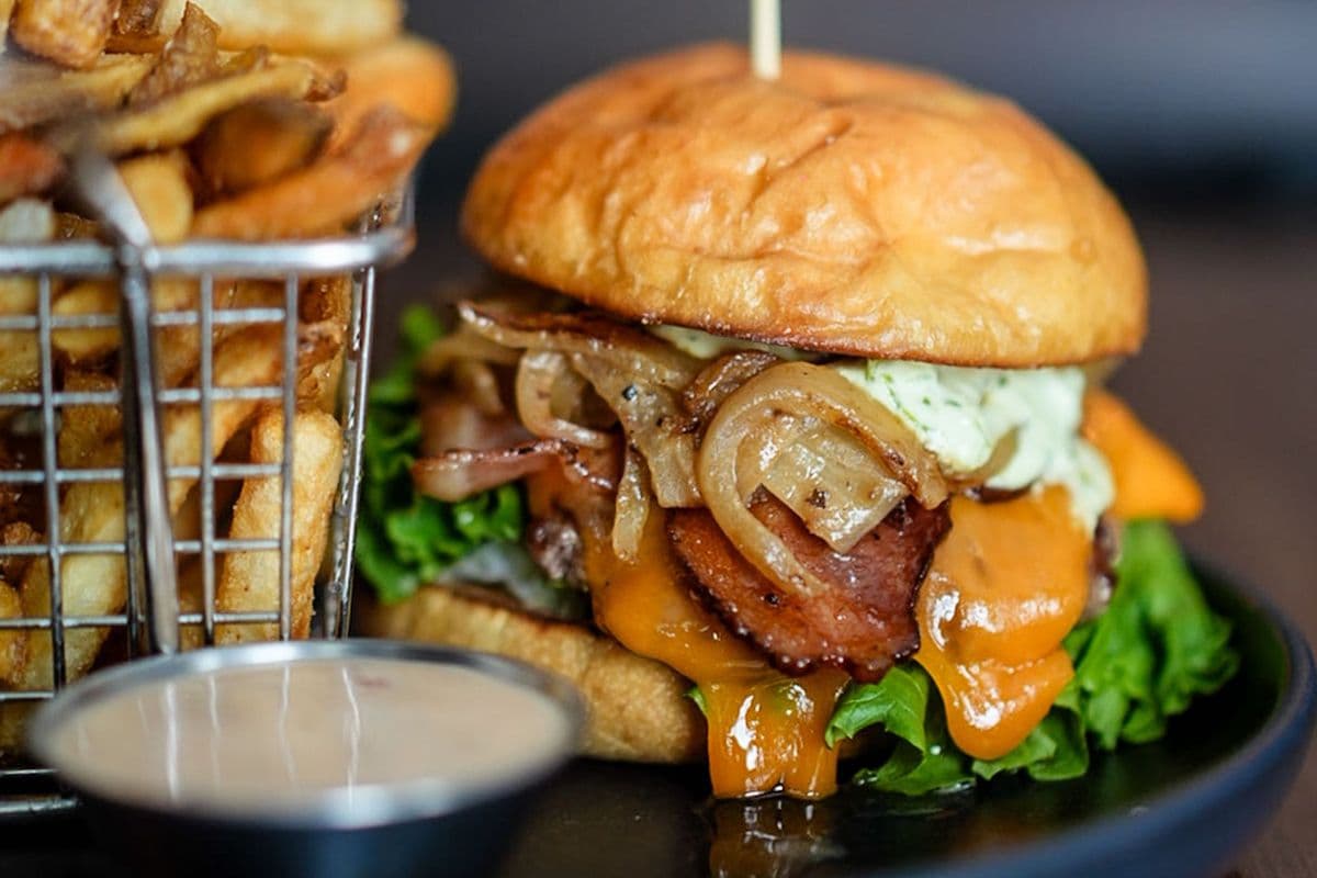 Whiskey Onion Burger