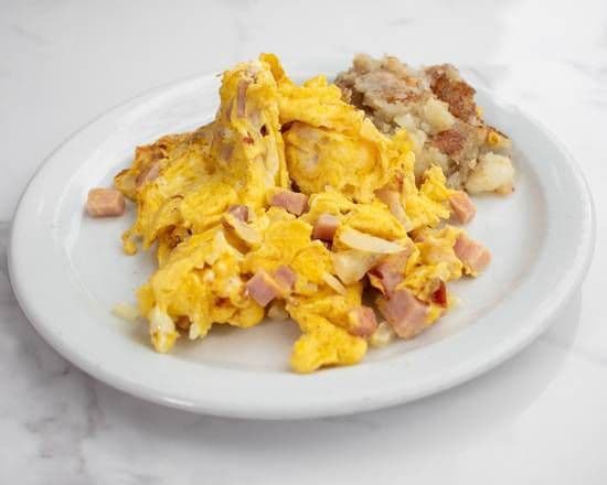 Western Ham and Onion Omelets / Omelettes Western Jambon et Oignon