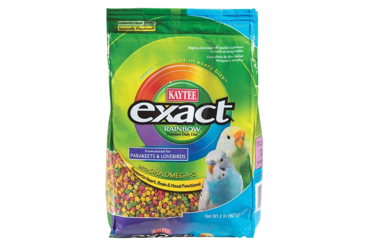 Exact Rainbow Daily Diet for Parakeets & Lovebirds (2 lb)