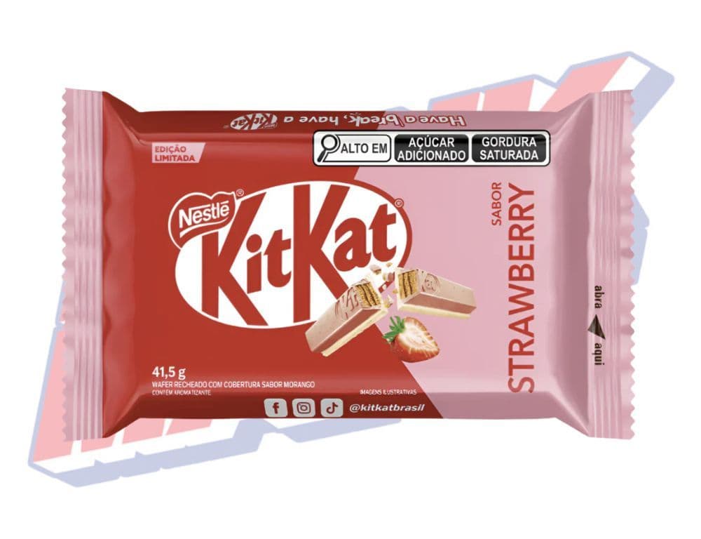 Kit Kat Strawberry (Brazil) - 41.5g