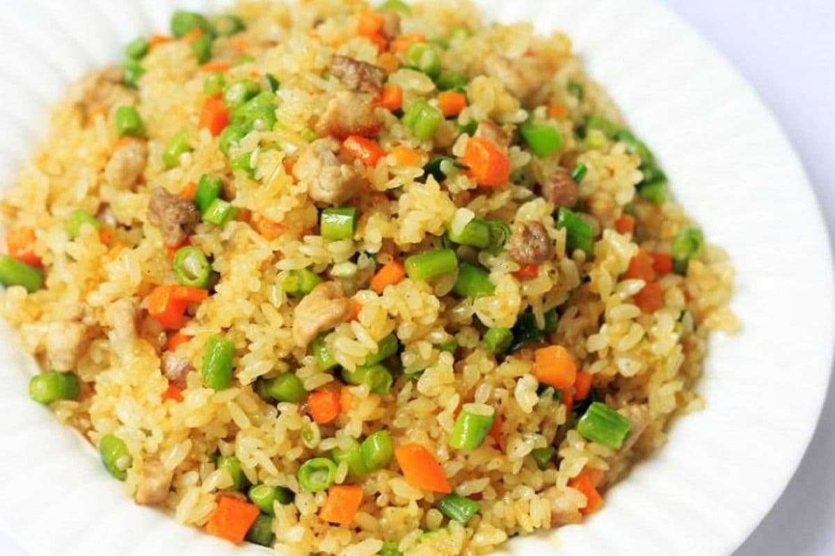 Stir Fried Rice with Pickled Cowpea 酸缸豆炒饭