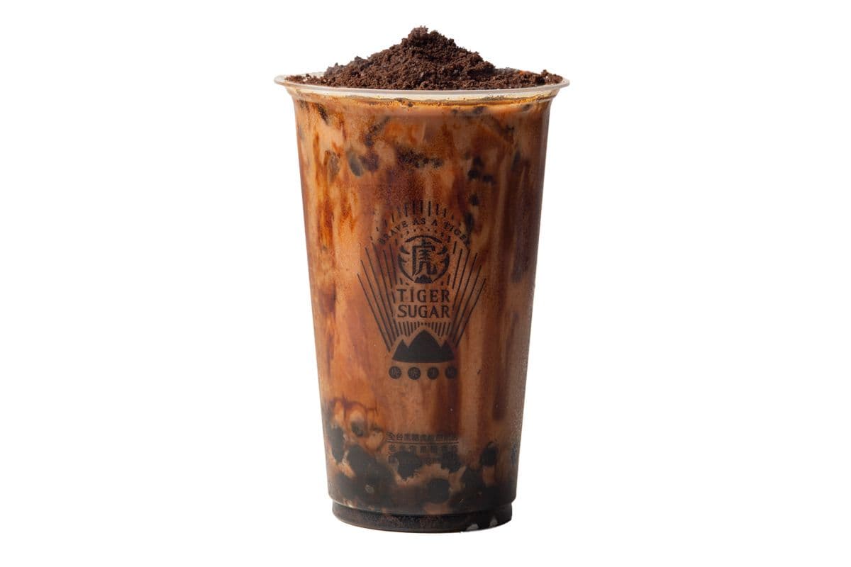 Dark Chocolate Oreo Boba Milk / 黑巧克力波霸厚鮮奶