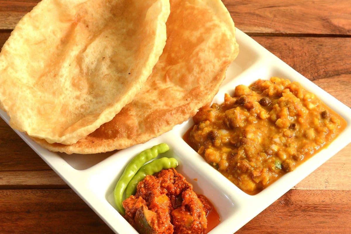 Chana Bhatura Plate