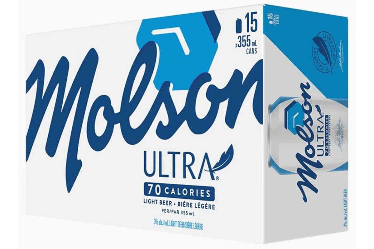 Molson Ultra (15 Cans) (15 x 355 mL)