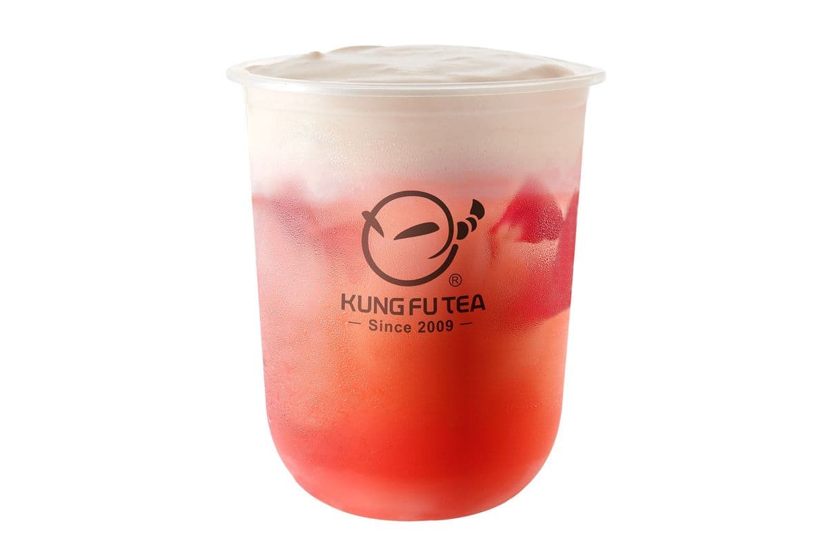 Cheese Milk Foam Rose Oolong Tea (Large) (Cold)