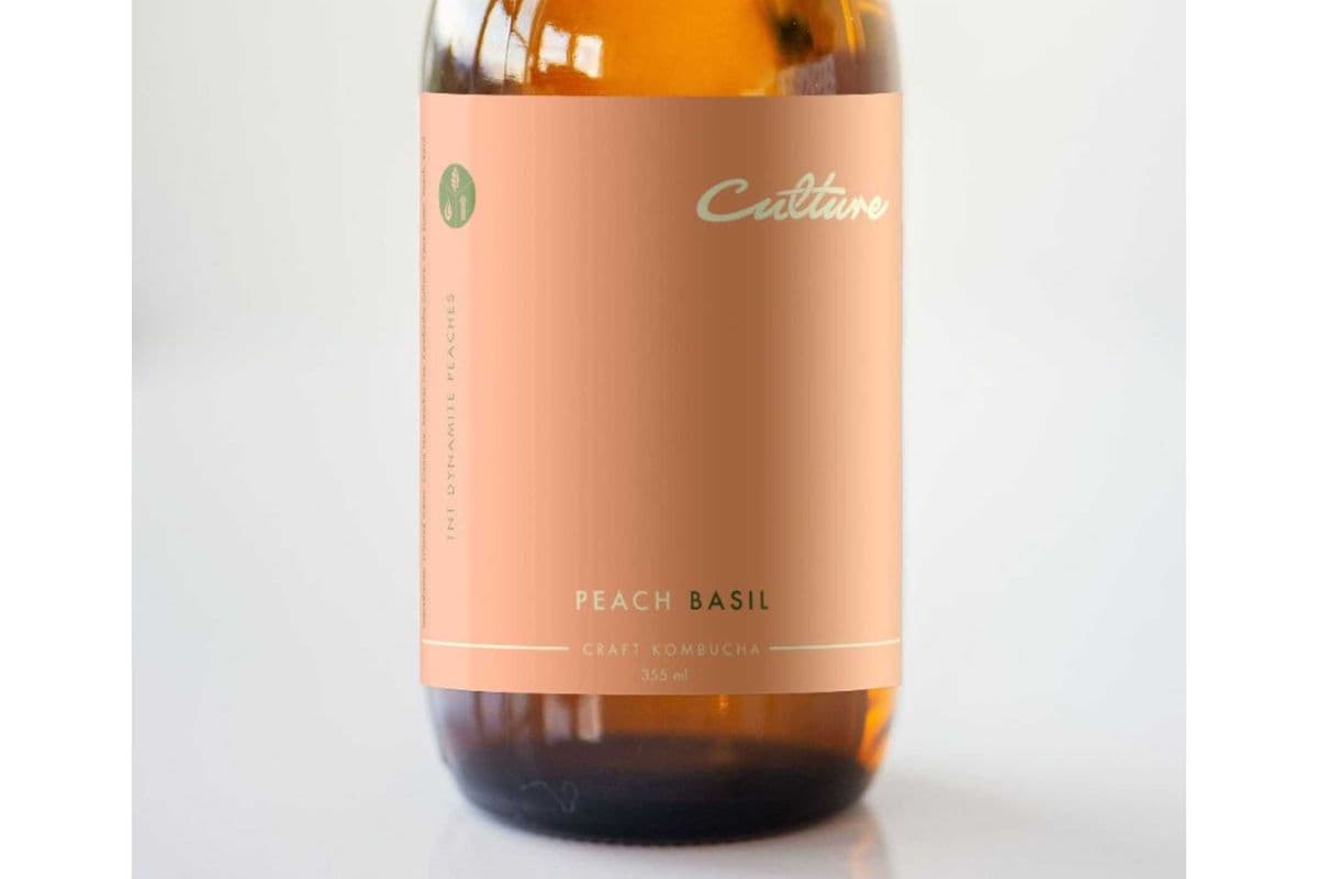 Culture Kombucha Peach basil (500 ml)