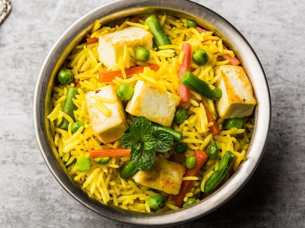 Paneer Vegetable Biryani