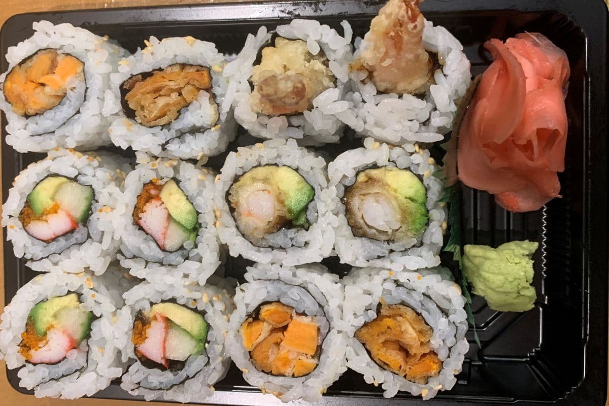 S3. California Roll, Yam Tempura Roll, Dynamite Roll (12 pcs)