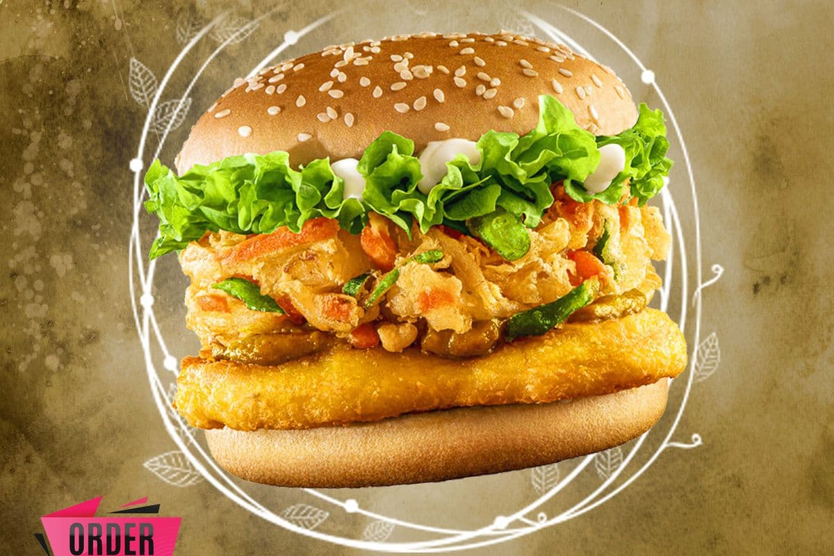 Maharaja Allo Tikki Noodle Burger * SPECIALITY