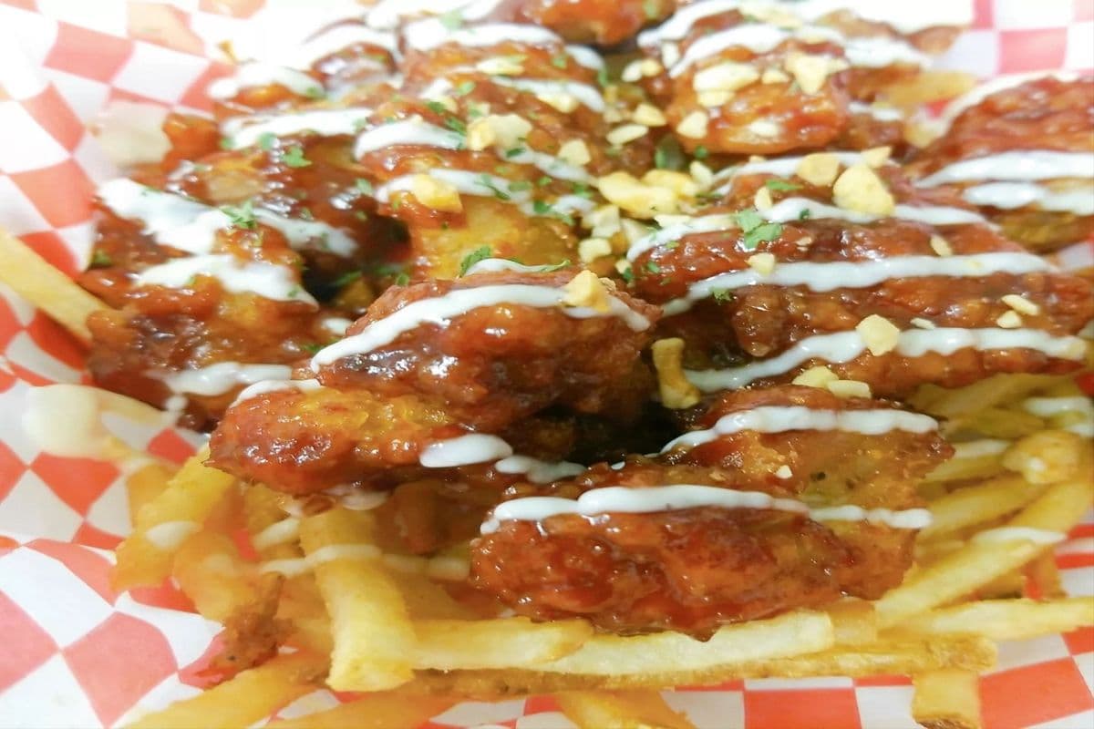 Su&Su Korean Chicken(M size) n fries