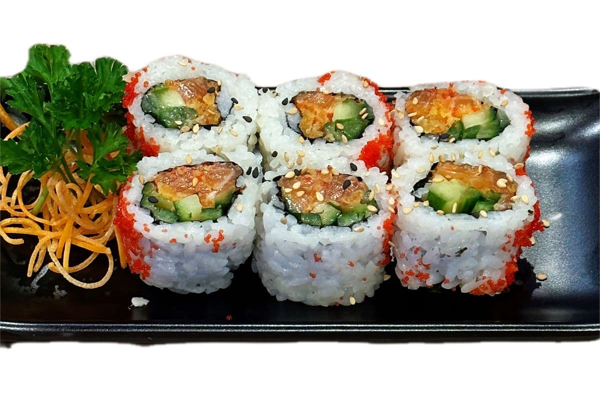 Saumon Épicé(6mcx)/Spicy Salmon(6pc)-Hosomaki