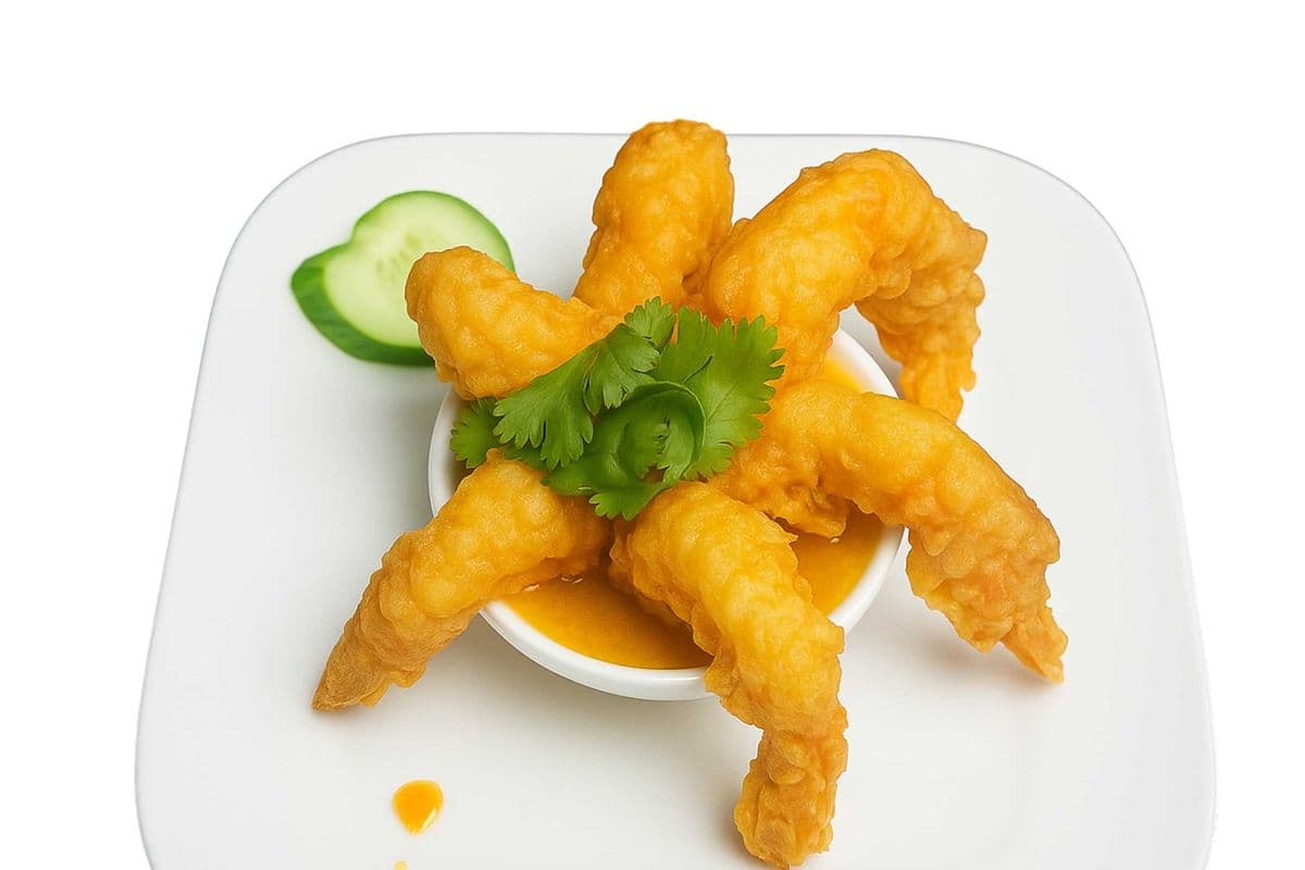 A08. | Crevettes à la Sauce au Fruit de la Passion | Passion Fruit Shrimp | Tôm Chiên Chanh Dây