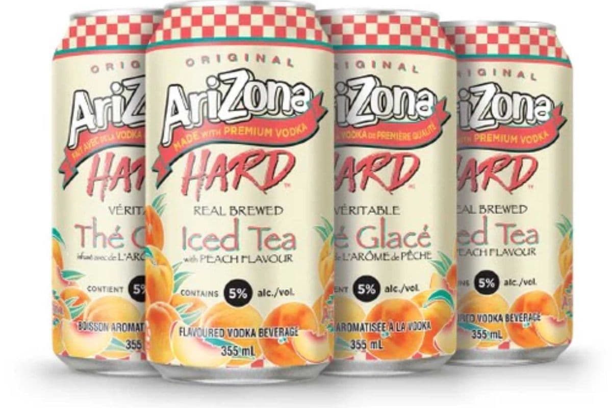 Arizona Hard Iced Tea Peach (6 x 355 ml Cans)