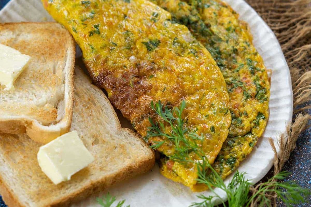 Masala omelette Indian Style
