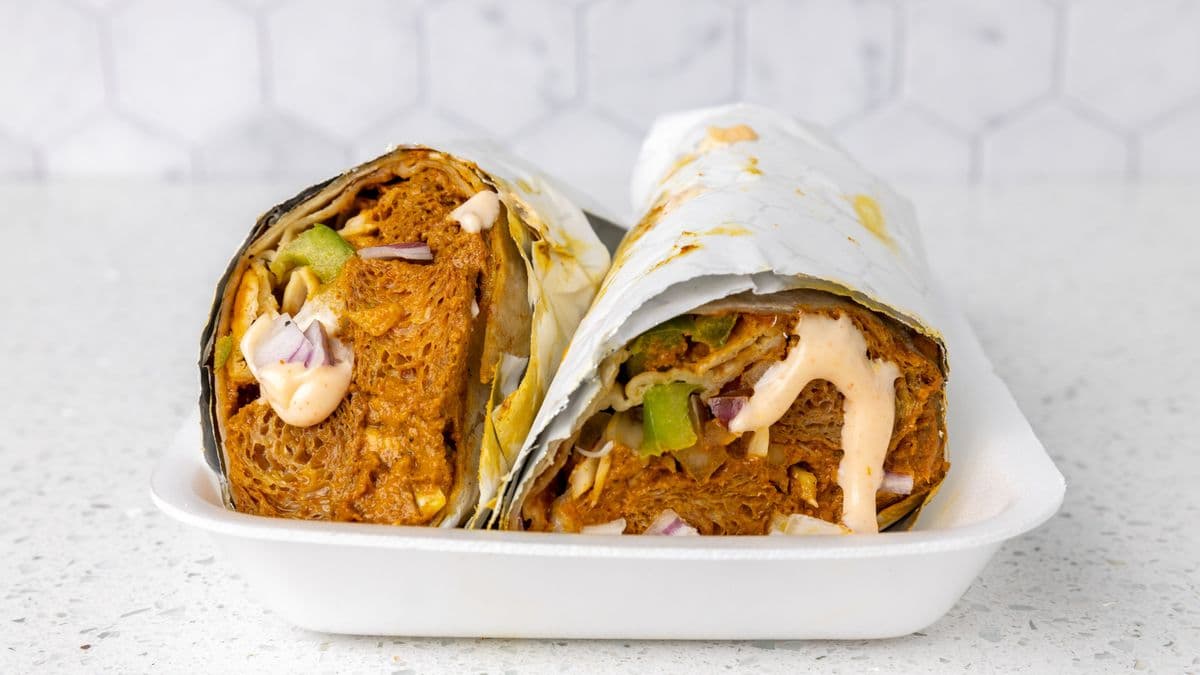 Soya Chaap Wrap