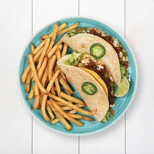 Double Decker Beef Tacos