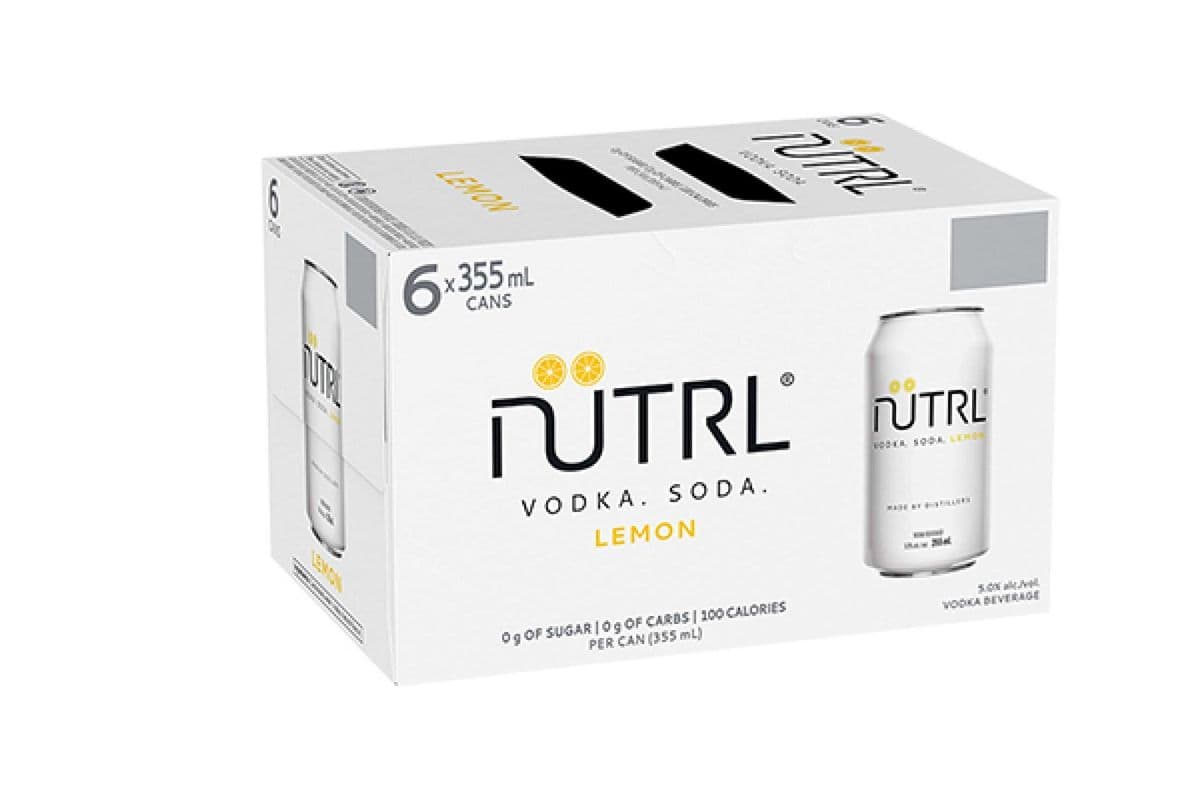 NUTRL VODKA SODA LEMON 6CAN (1 x 355ML)