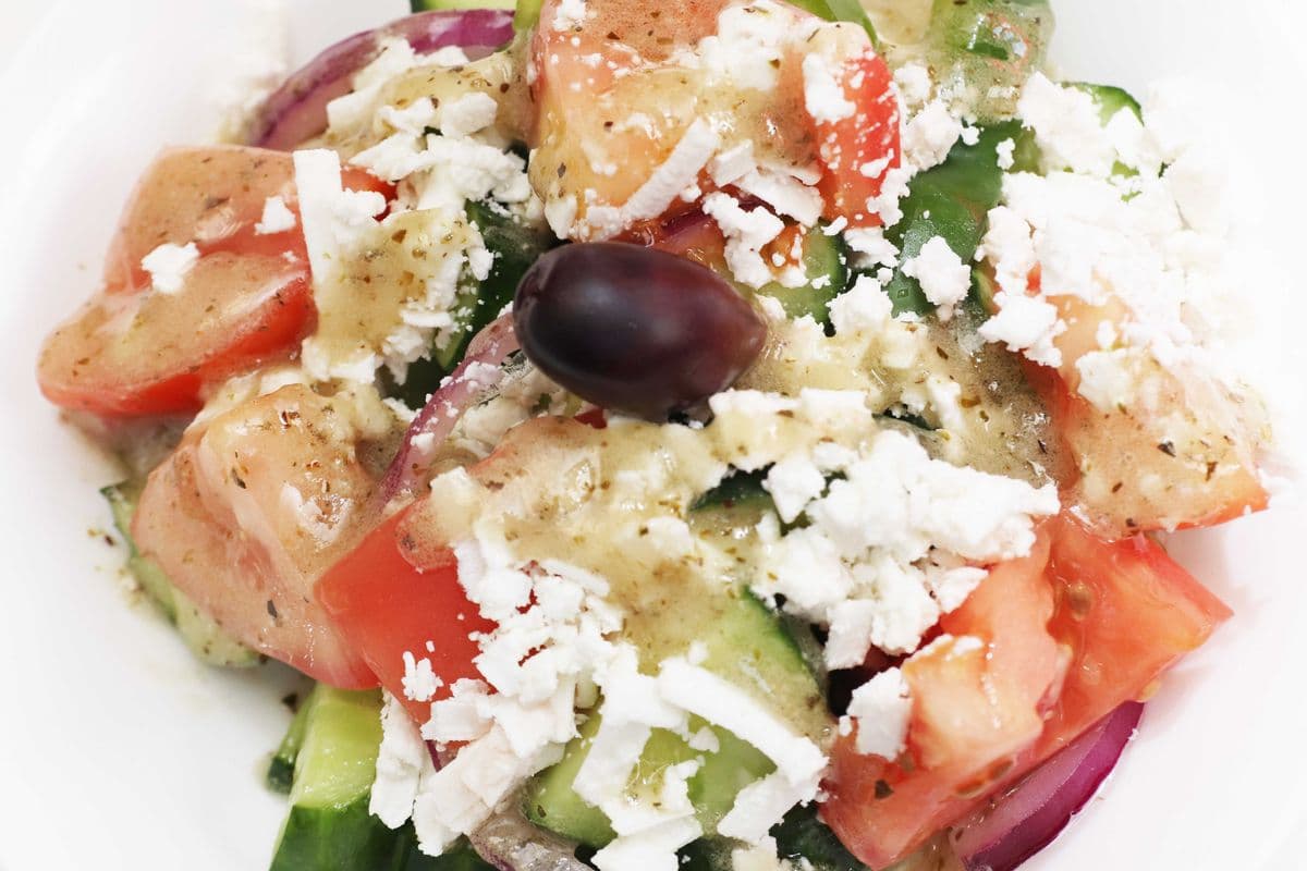 small greek salad