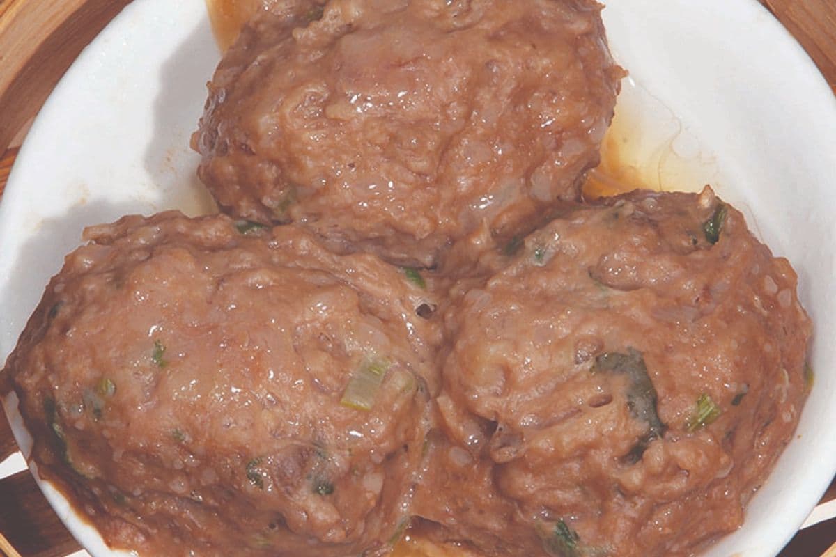 11. Steamed Beef Meat Ball