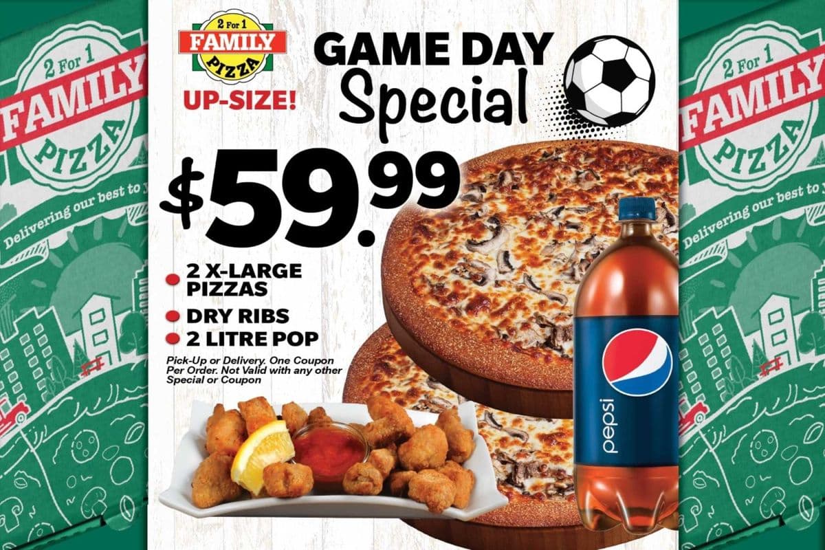 Game Day Special upsize
