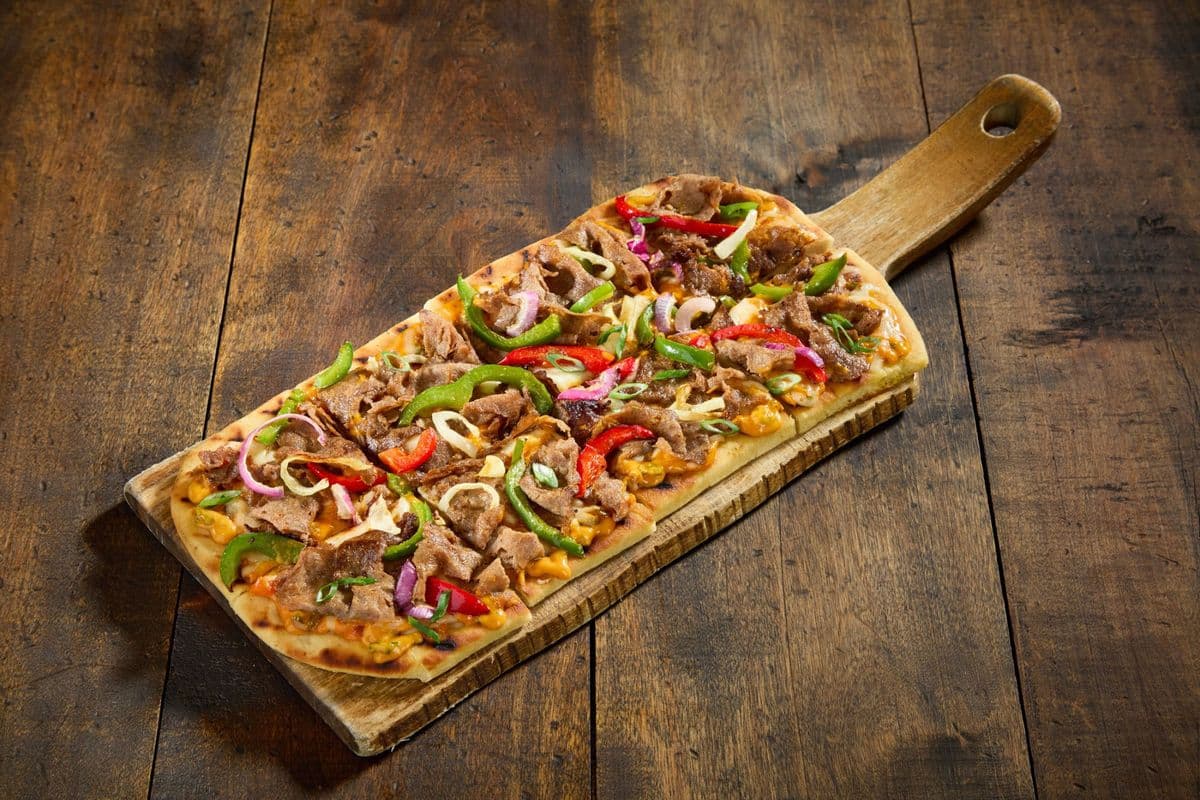 Philly Cheesesteak Flatbread