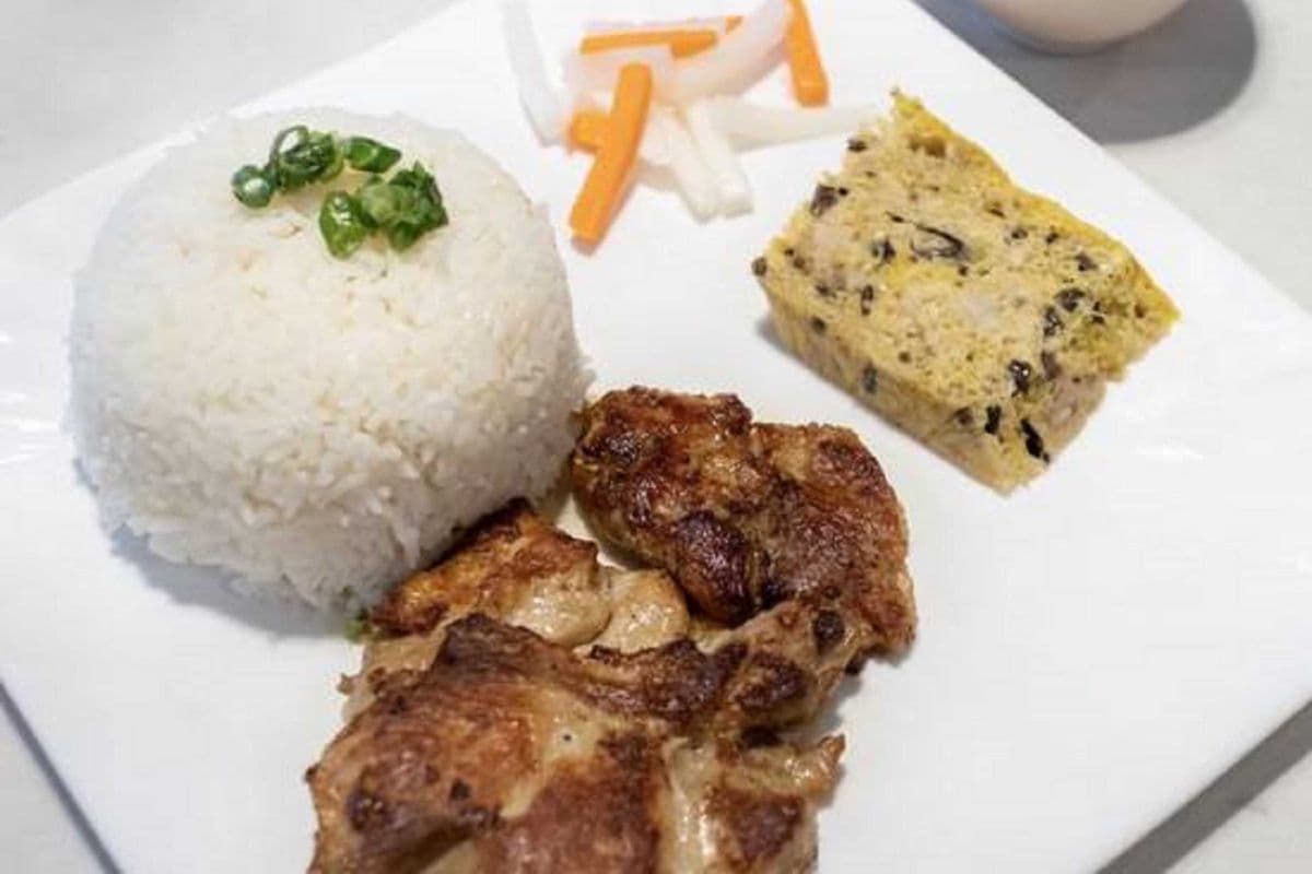 416. BBQ Chicken and Steamed Egg - Ga Nuong Cha Chung