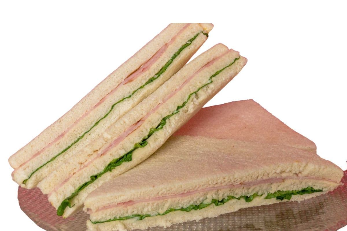 Ham & Lettuce (4 Sandwiches) (Triangular)