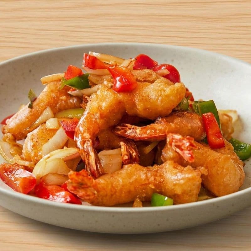 Salt and Pepper Shrimp / Crevette sel et poivre (RIZ ET SALADES)