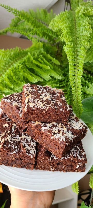 Gluten-Friendly and Vegan Coconut Brownie