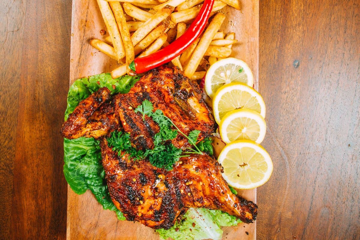 Tandoori Half Grilled Chicken Dinner