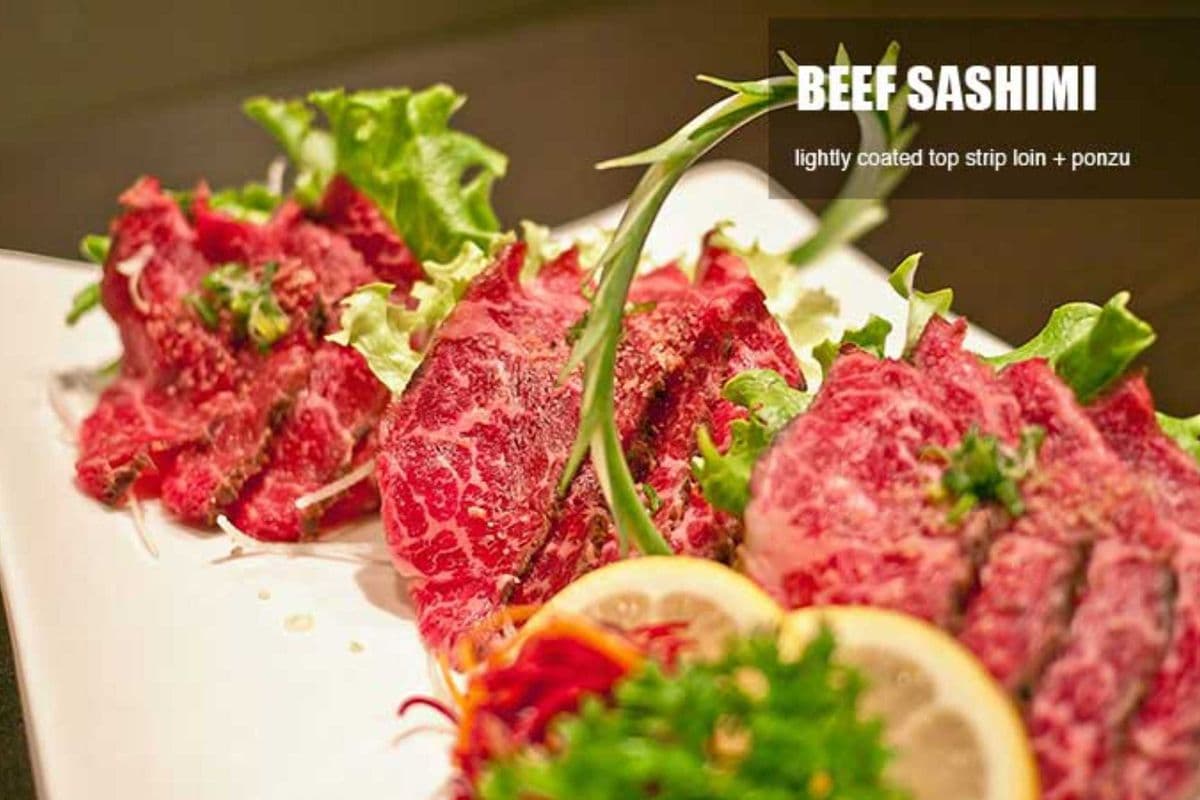 26. Beef Sashimi