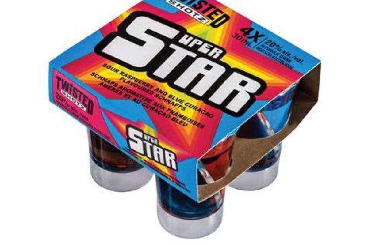 4p Twisted Shotz Super Star (1 x 120ml)