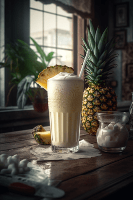 Piña Colada (Pineapple Slush, nonalcoholic, 16oz)