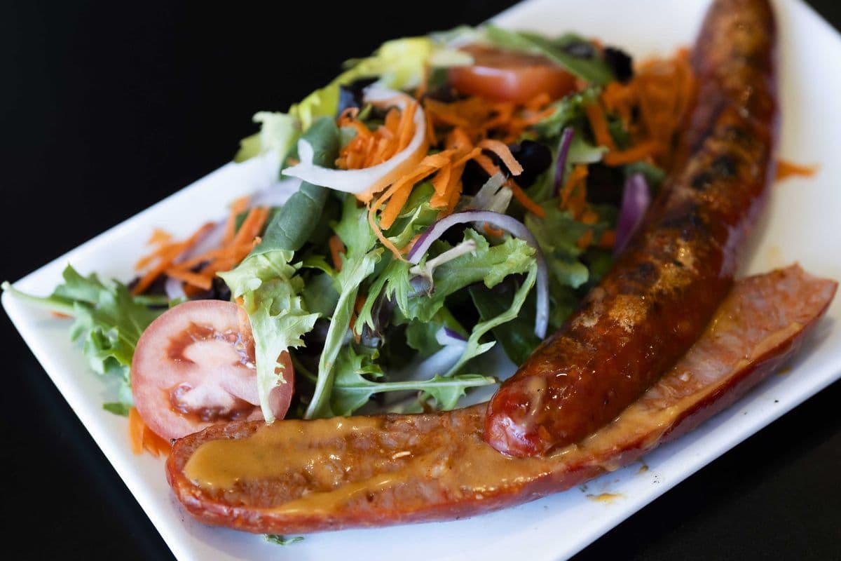 Entrée "chouriço" grillé / Grilled Portuguese Sausage