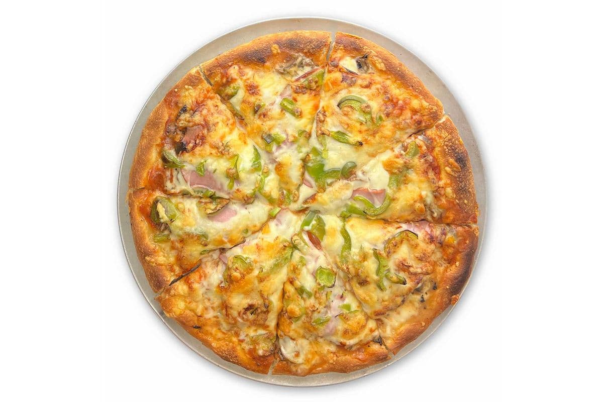 Medium Ham, Mushroom, and Green Pepper
