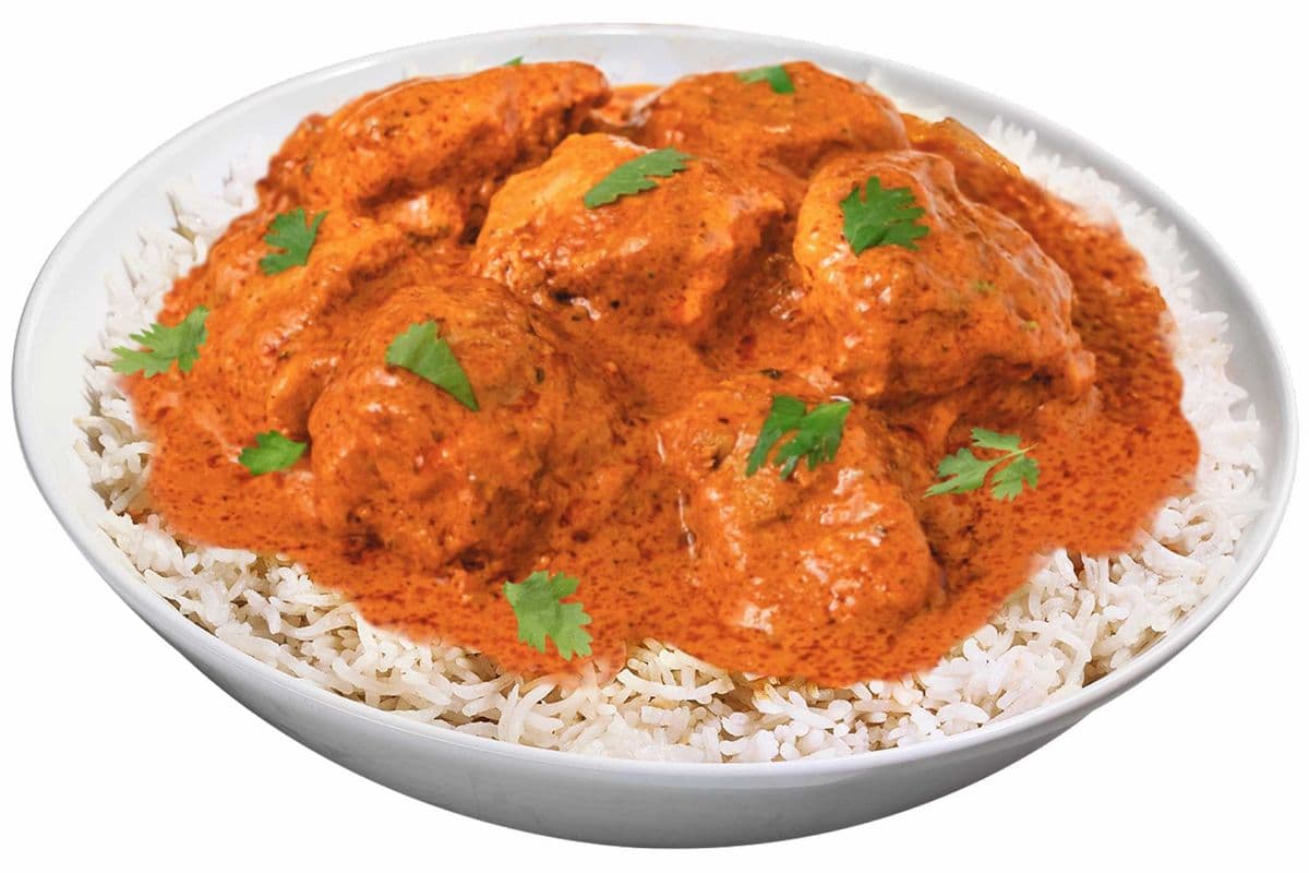 Butter Chicken Rice Bowl