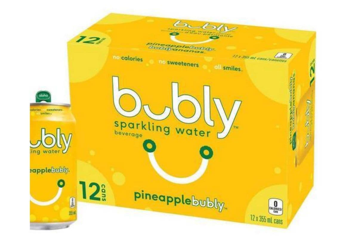 Bubly • Sparkling Water Pineapple(12 x 355 mL)