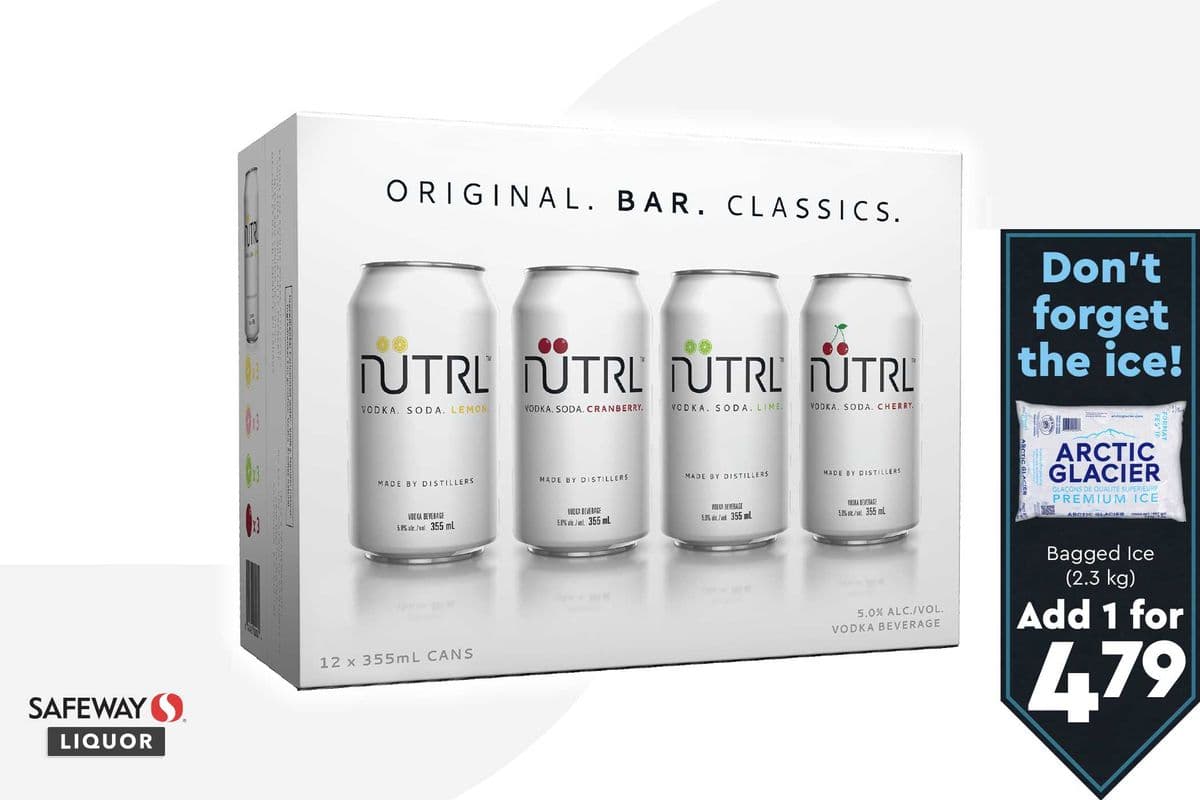Nutrl Bar Classics Mixer Pack (12 x 355 ml)