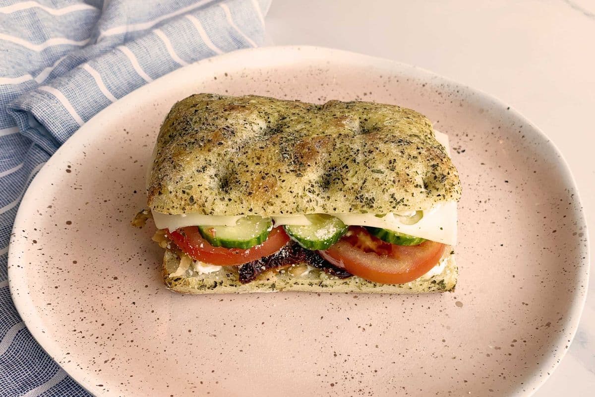 Focaccia végétarienne / Vegetarian Focaccia