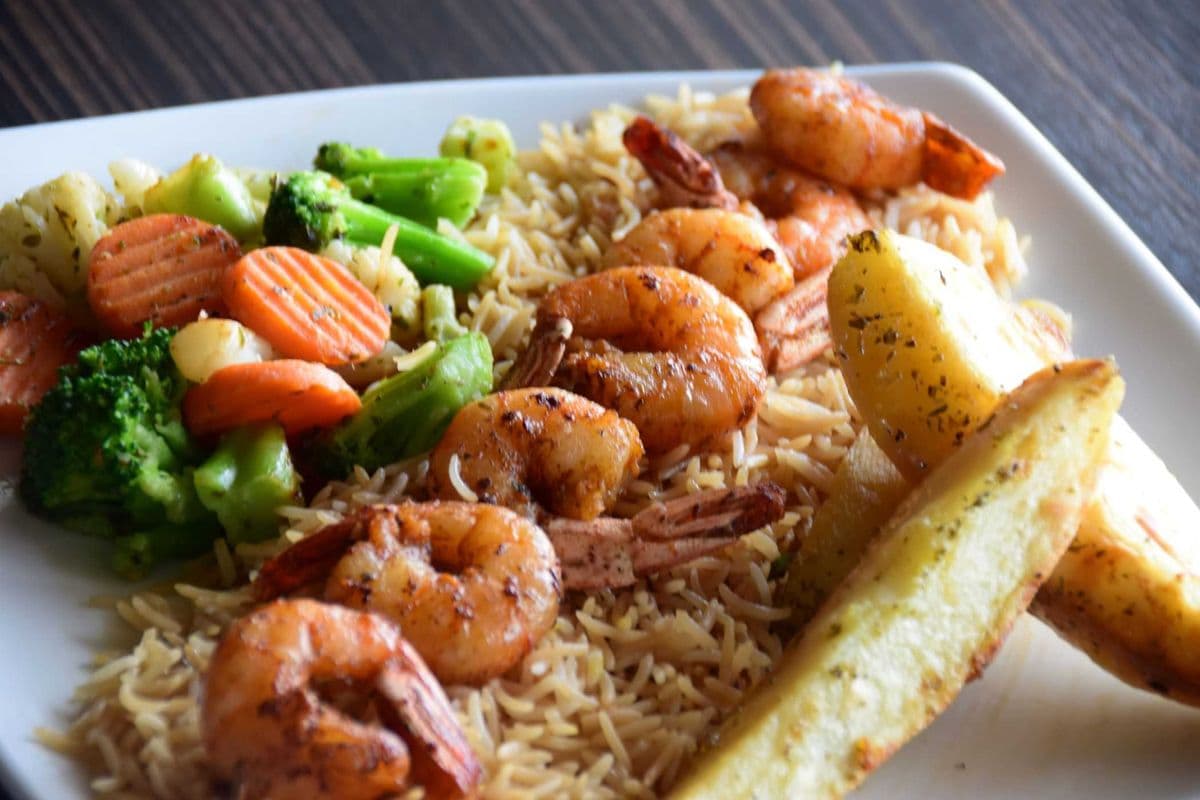 Shrimp Souvlaki